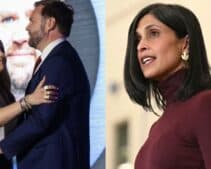 Awkward Erika Kirk–JD Vance Hug Sparks ‘Affair’ Claims, Internet Warns Usha Vance to Run